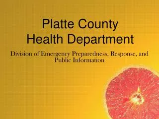 Platte County Health Department