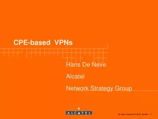 CPE-based VPNs