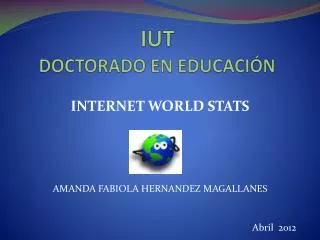 iut doctorado en educaci n