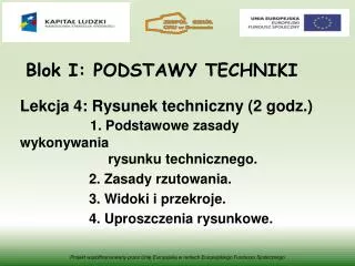 blok i podstawy techniki