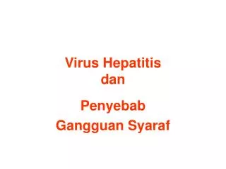 virus hepatitis dan