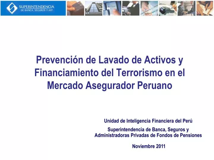 prevenci n de lavado de activos y financiamiento del terrorismo en el mercado asegurador peruano