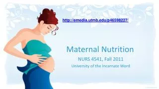 Maternal Nutrition