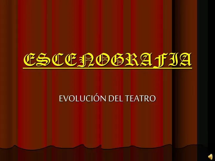 evoluci n del teatro