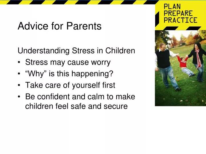 advice for parents
