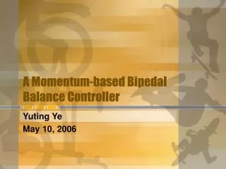 A Momentum-based Bipedal Balance Controller