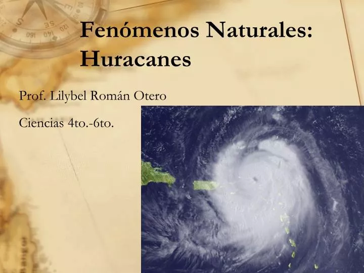 fen menos naturales huracanes