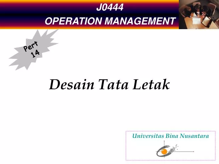 j0444 operation management