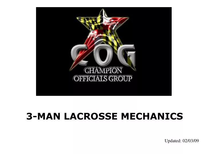 3 man lacrosse mechanics