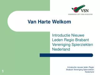 van harte welkom