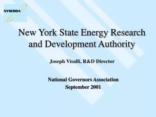 New York State Energy Research and Development Authority