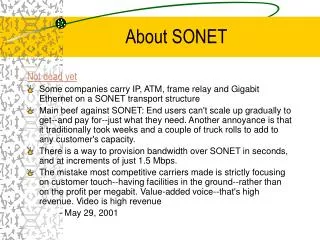 About SONET