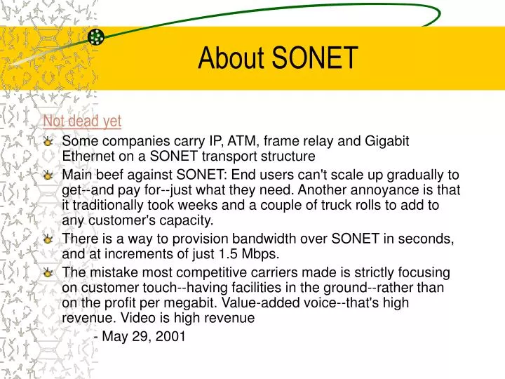 about sonet