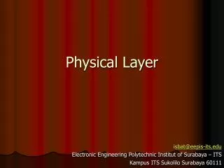 physical layer
