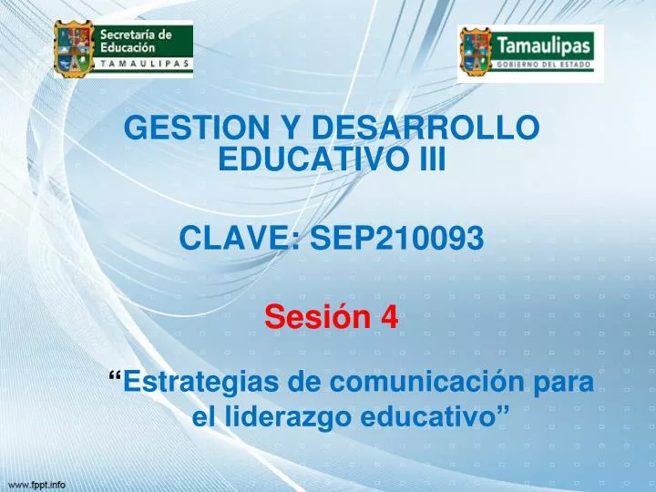 gestion y desarrollo educativo iii clave sep210093 sesi n 4