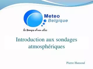introduction aux sondages atmosph riques