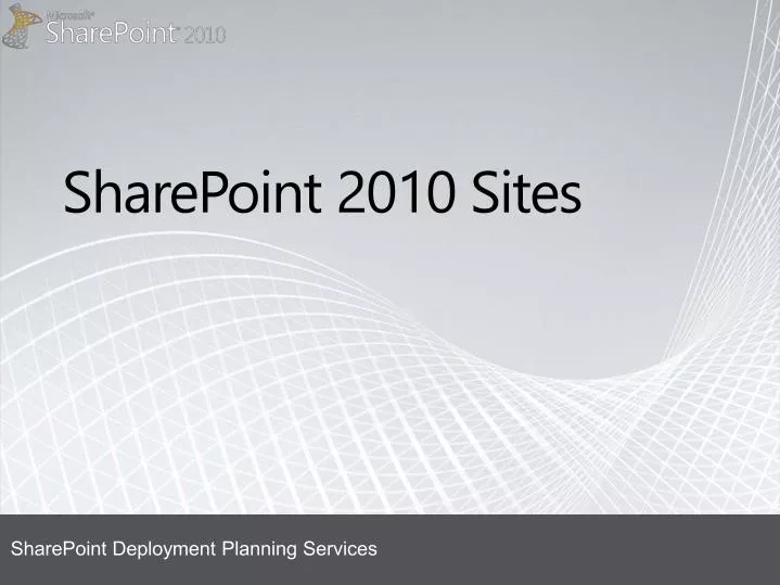 sharepoint 2010 sites