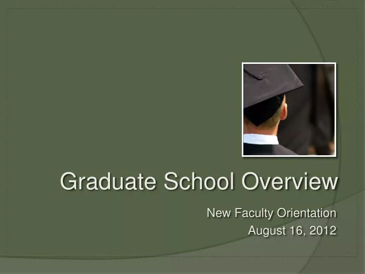 graduate school overview