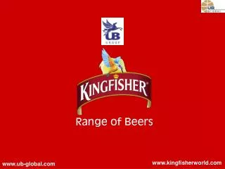 range of beers