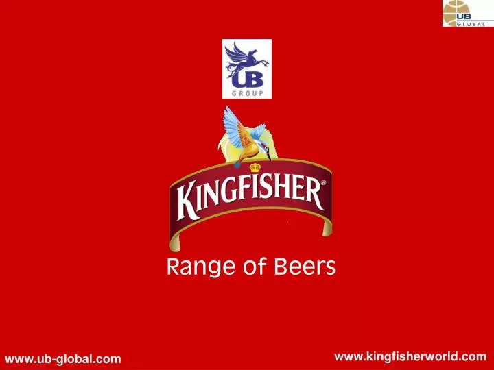 range of beers