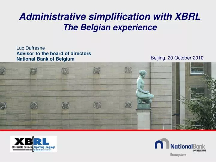 administrative simplification with xbrl the belgian experience