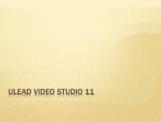 ULEAD Video Studio 11