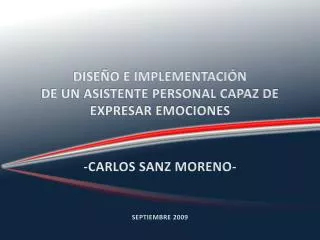 dise o e implementaci n de un asistente personal capaz de expresar emociones