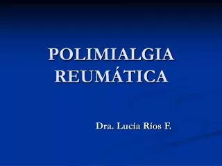 polimialgia reum tica