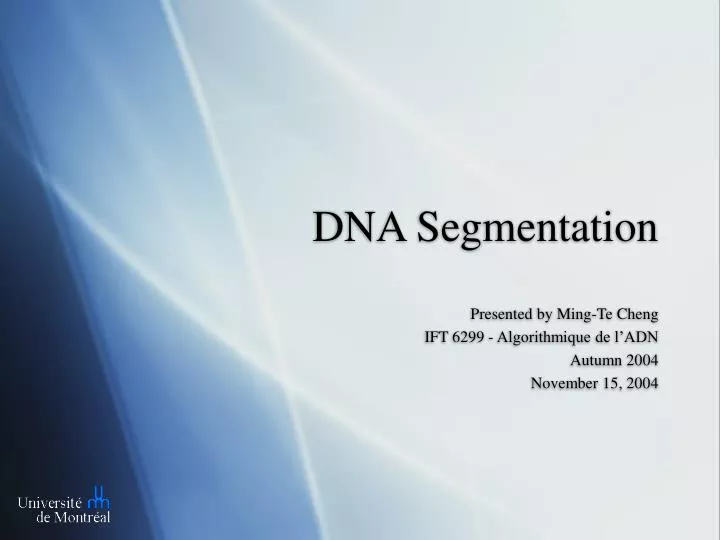 dna segmentation