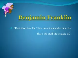 Benjamin Franklin