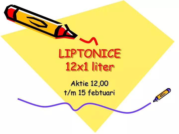 liptonice 12x1 liter