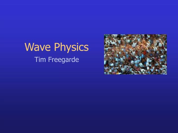 wave physics