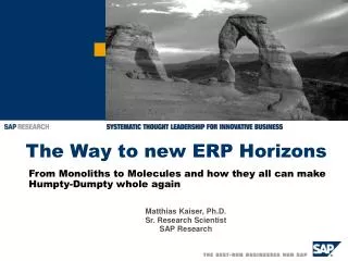 The Way to new ERP Horizons