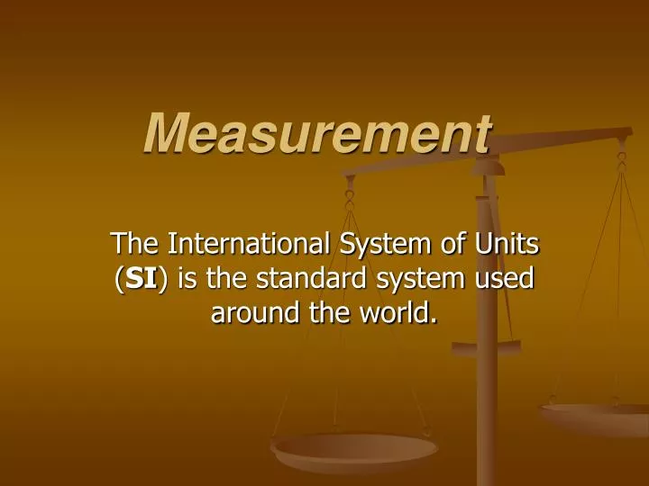 measurement