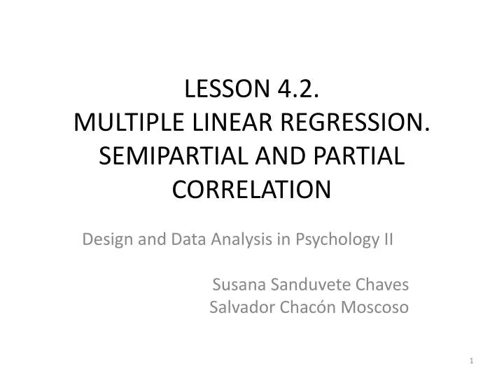 lesson 4 2 multiple linear regression semipartial and partial correlation