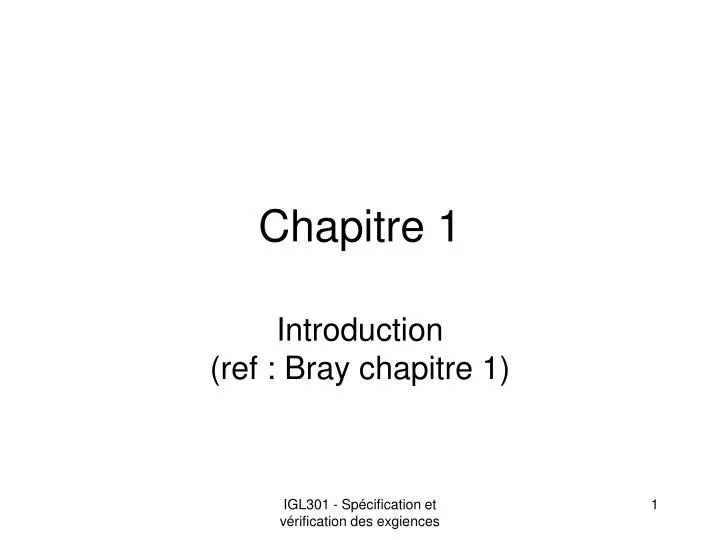 chapitre 1