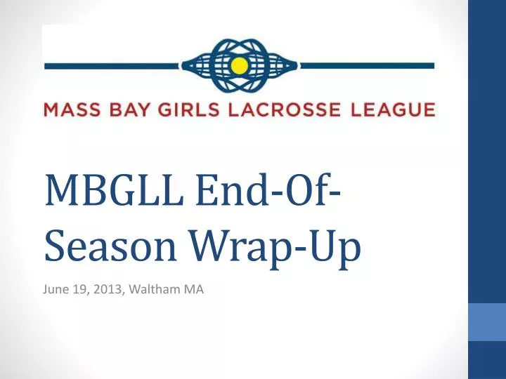 mbgll end of season wrap up