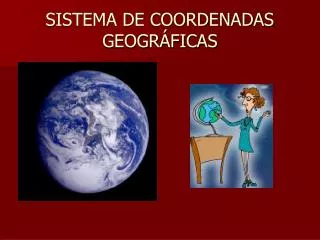 sistema de coordenadas geogr ficas