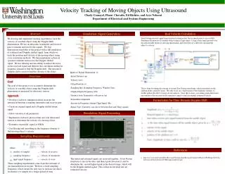 Inputs to Signal Generation .vi: -Initial Distance (m) -Velocity (m/s) -Chirp Duration (s)