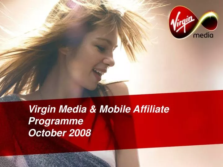 virgin media mobile affiliate programme october 2008