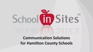 Communication Solutions for Hamilton County Schools