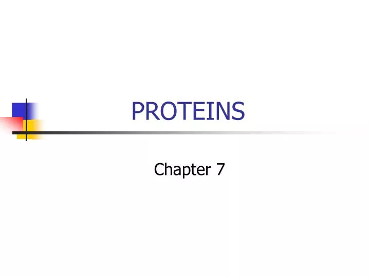 proteins