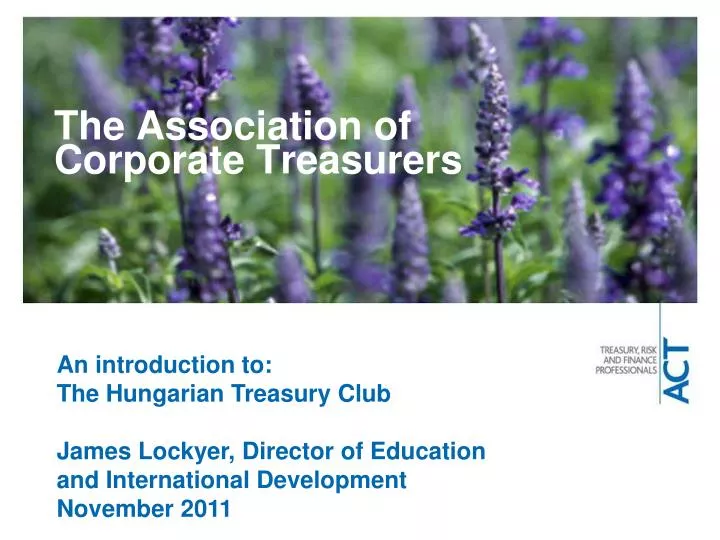 the association of corporate treasurers