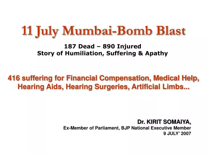 11 july mumbai bomb blast