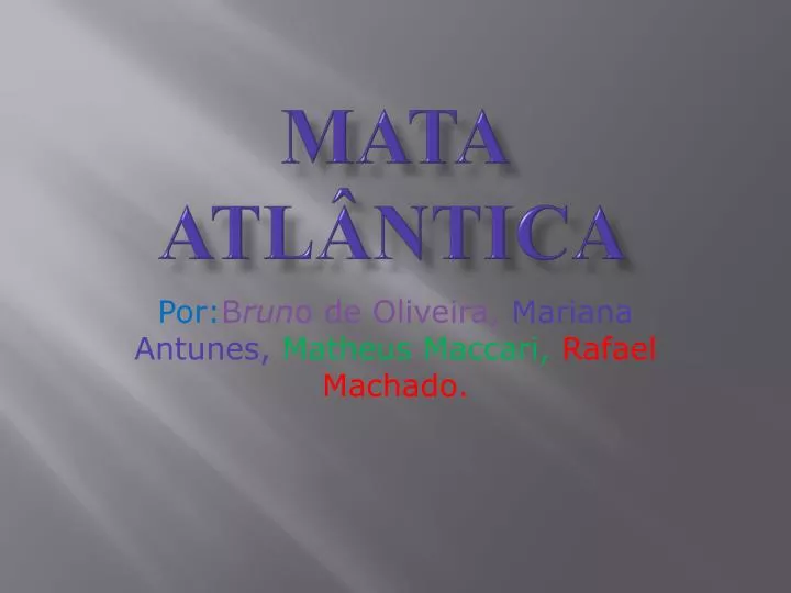 mata atl ntica