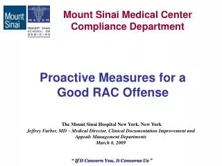 Proactive Measures for a Good RAC Offense