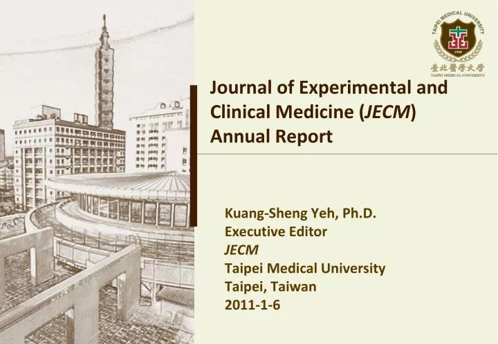 journal of experimental and clinical medicine jecm annual report