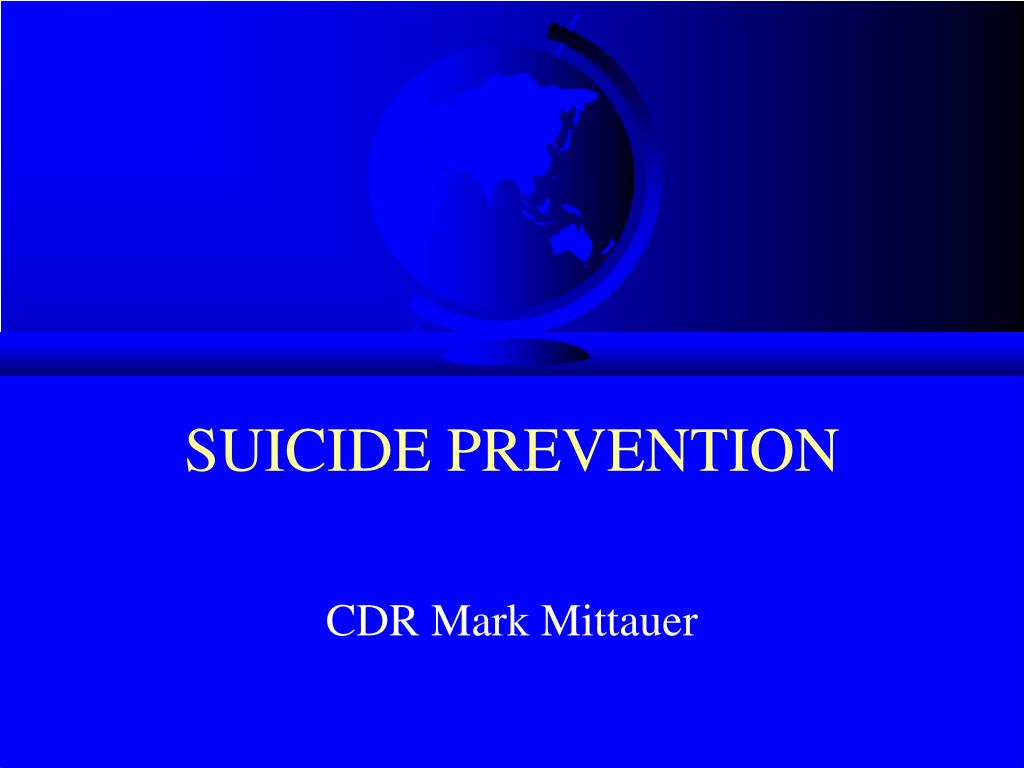 PPT - Understanding Suicide Risk in Navy Youth: Prevention Strategies ...