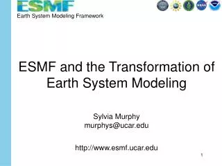 Earth System Modeling Framework