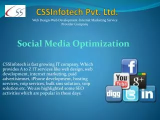 Useful Social Media Optimization-SMO activities